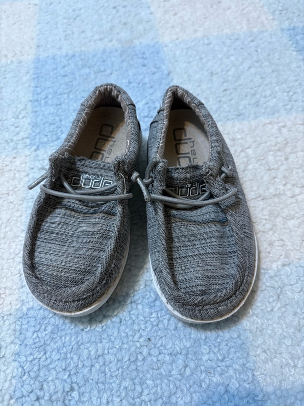 Hey Dude Kids Slip-On Sneakers in Gray